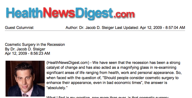 health news digest april 09